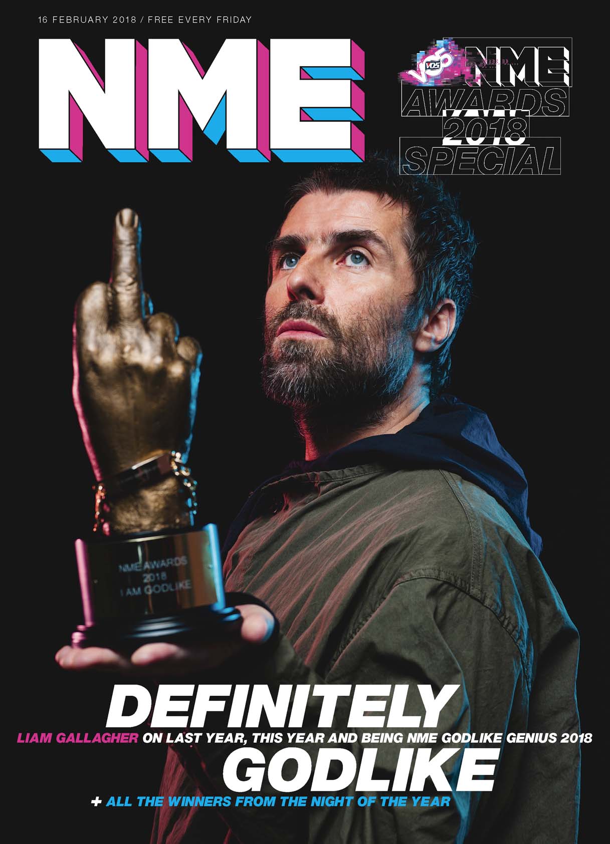 Liam Gallagher, NME, music, Manchester, awards