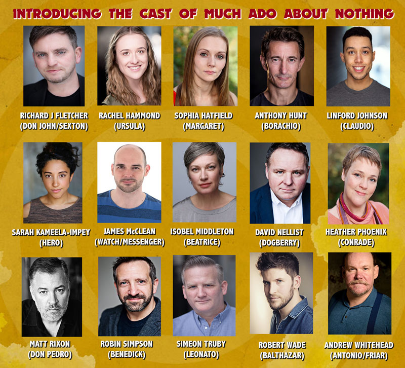 Much Ado About Nothing, Tour, Romantic Comedy, Shakespeare, TotalNtertainment, Harrogate