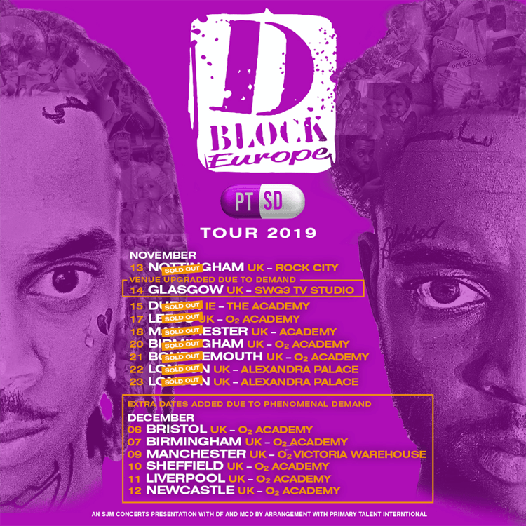 D-Block Europe, Music, Tour, Sheffield, TotalNtertainment