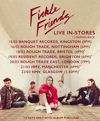 Fickle Friends, Manchester, tour, new album, totalntertainment