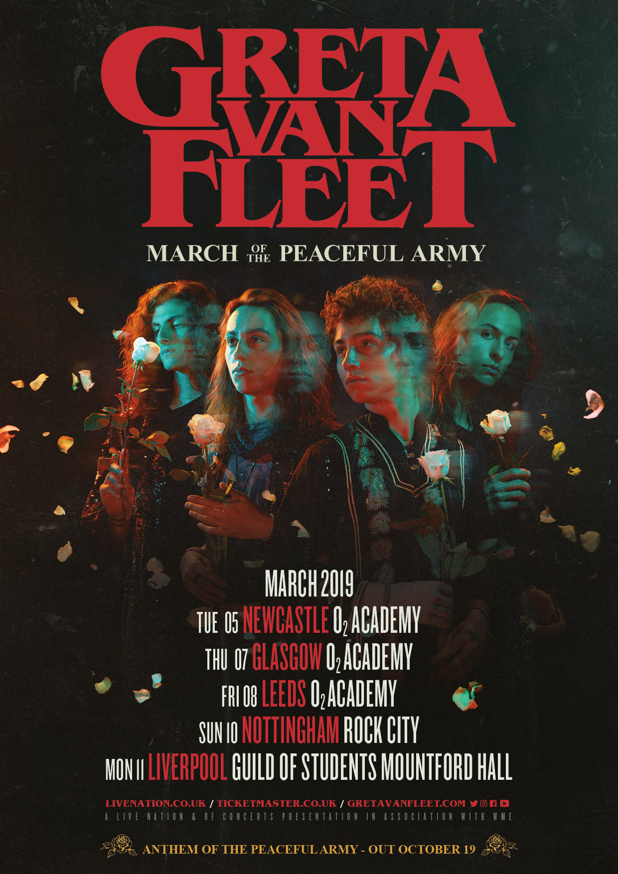 Greta Van fleet, Tour, TotalNtertainment, Leeds, Music