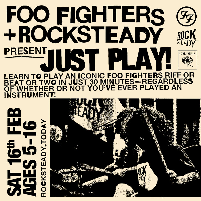 Just Play, Foo Fighters, Rocksteady, Music, TotalNtertainment