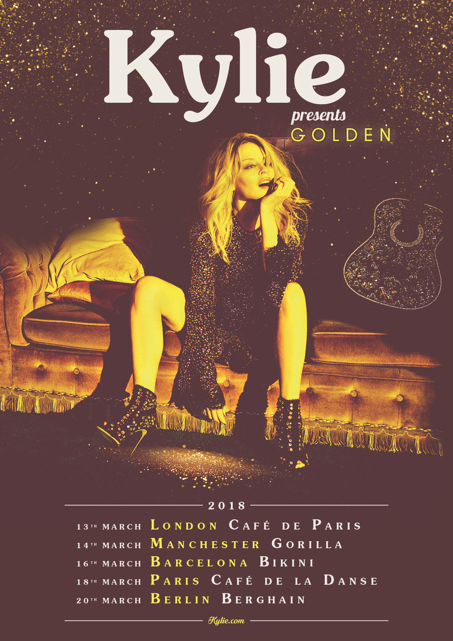 Kylie Mingoue, manchester, totalntertainment, Golden, mini tour