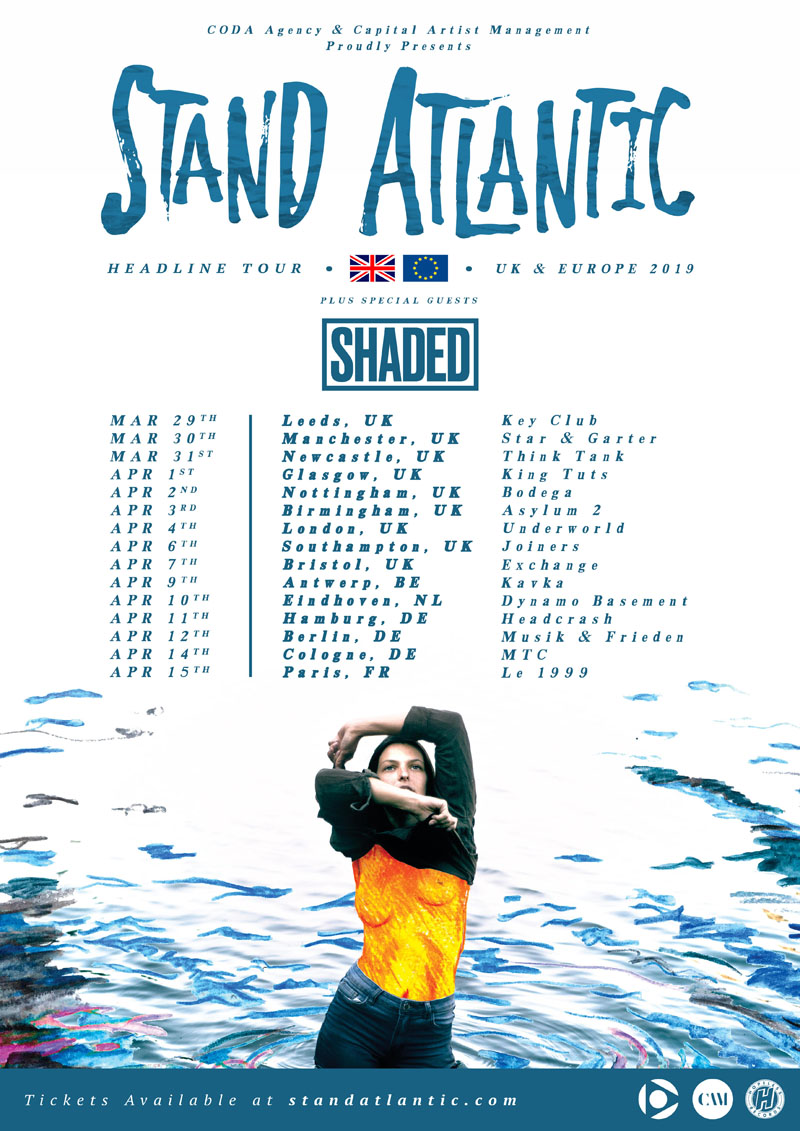Shaded, Tour, Stand Atlantic, TotalNtertainment, Leeds
