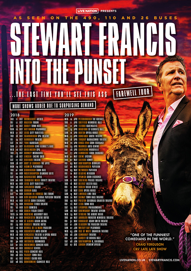 Stewart Francis, Tour, Harrogate, Comedy, TotalNtertainment