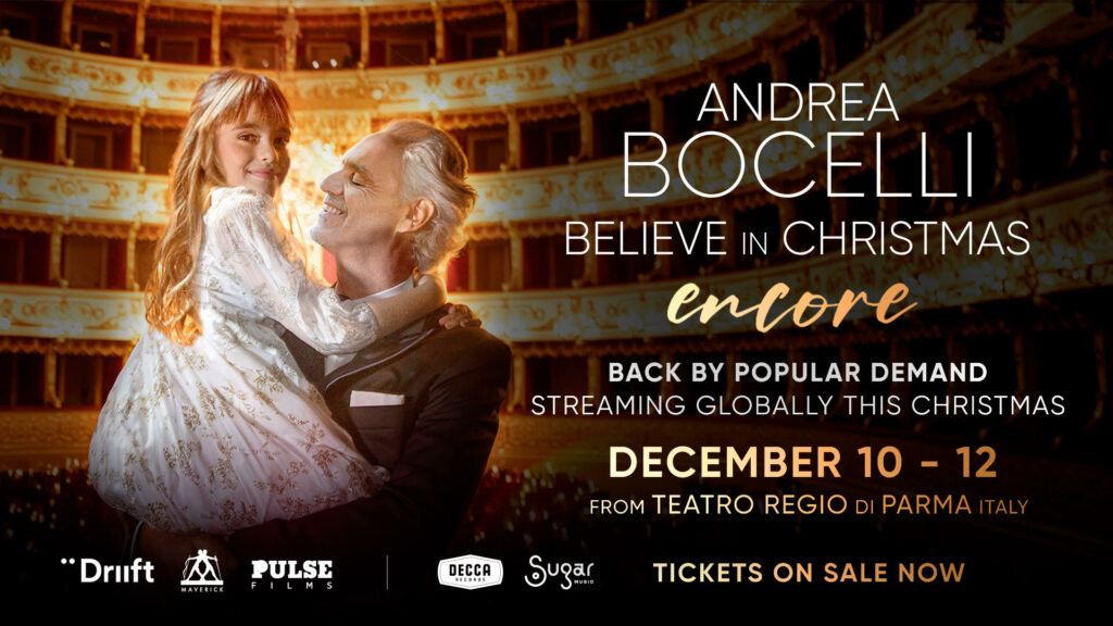 Believe In Christmas, Andrea Bocelli, Music News, Live Stream, Festive Holidays, TotalNtertainment