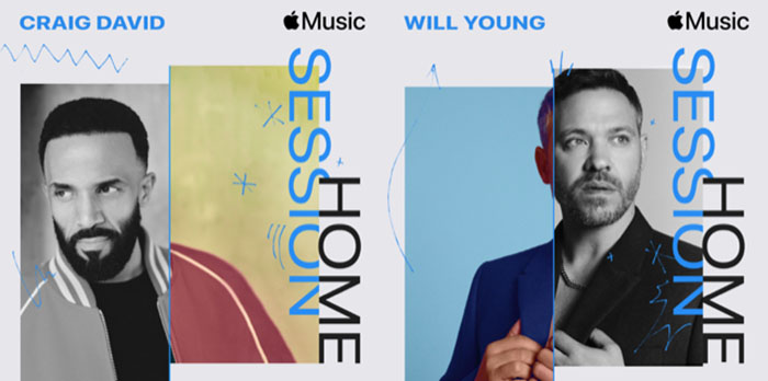 Apple Music, Home Sessions, Craig David, Will Young, Music News, TotalNtertainment