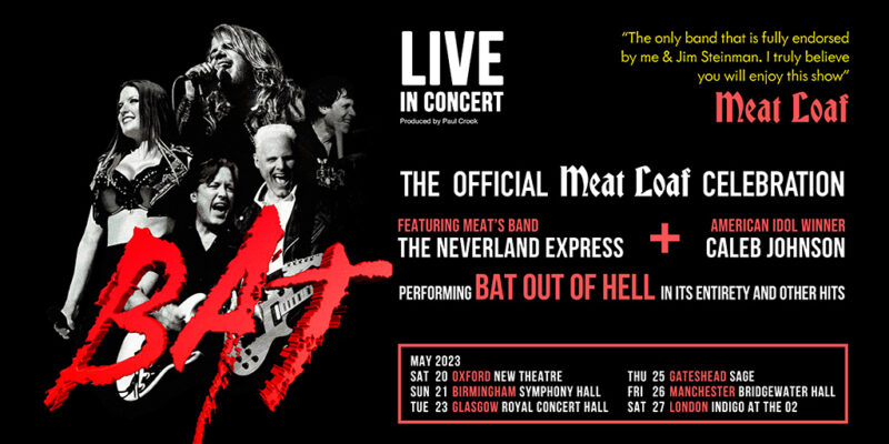 Bat – The Official Meat Loaf Celebration, Theatre News, Musical Theatre, TotalNtertainment