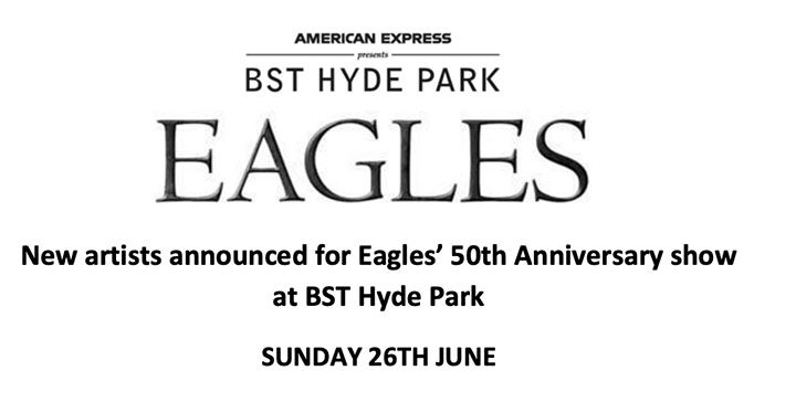 BST Hyde Park – The Eagles add more guests