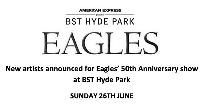 BST Hyde Park – The Eagles add more guests