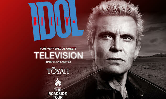 Billy Idol Adds Toyah to line-up for Roadside Tour