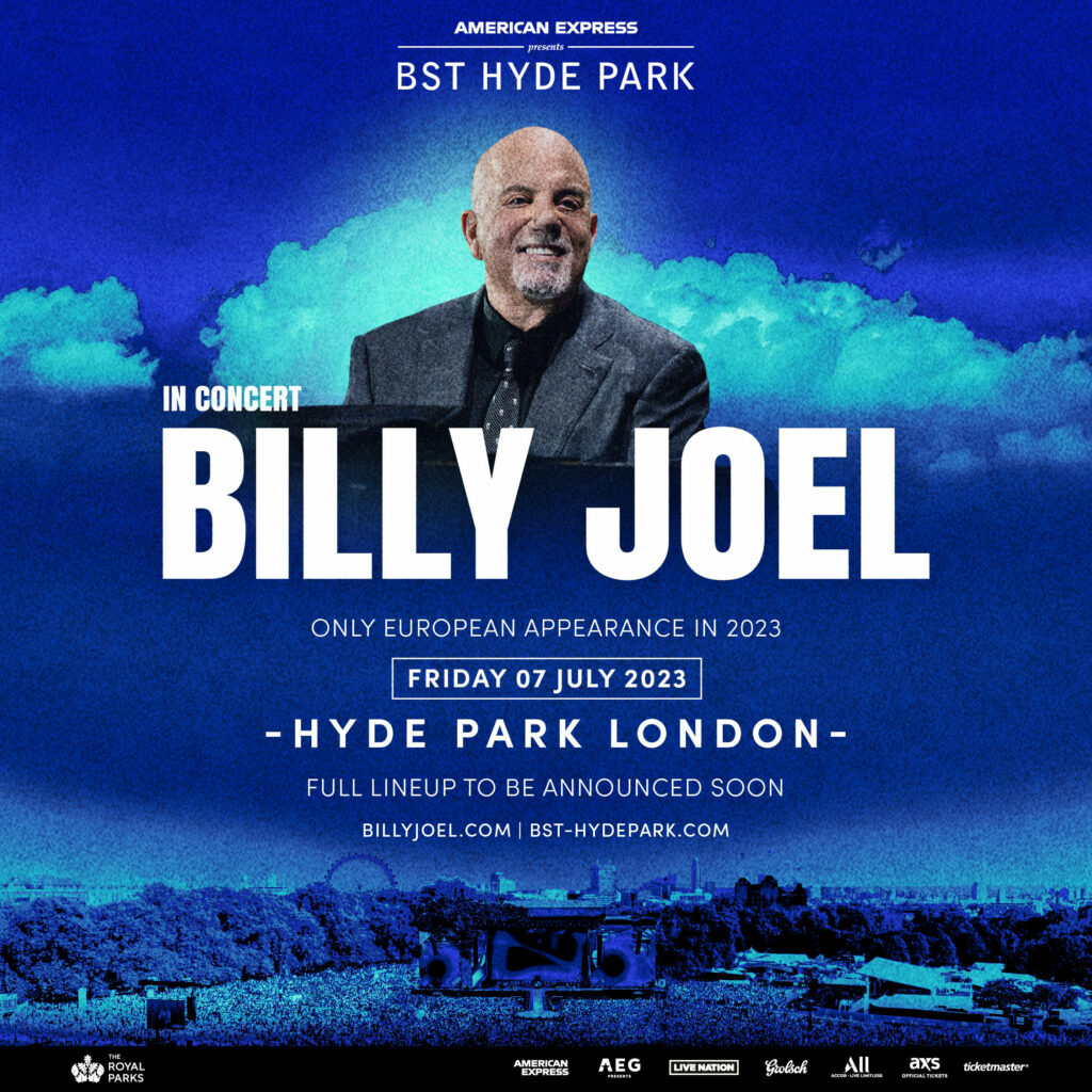 Billy Joel, BST Hyde Park, London, Music News, TotalNtertainment