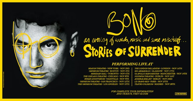 Bono announces ‘Stories of Surrender’