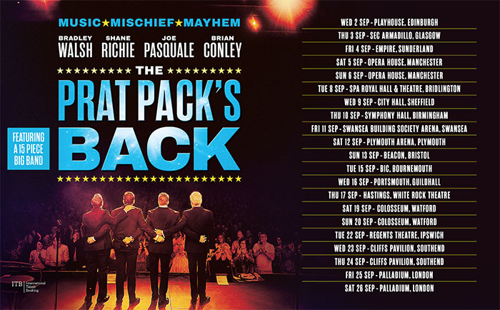 Bradley Walsh – Prat Pack’s Back Tour Bradley Walsh