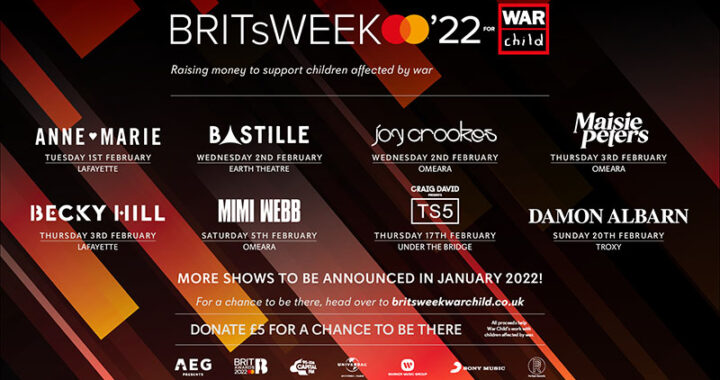 BRITs Week 2022 Shows Announced