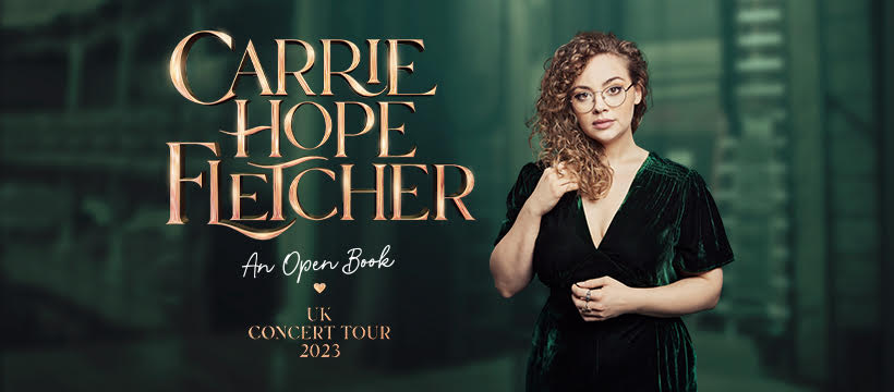 Carrie Hope Fletcher, An Open Book Tour, Tour News, Theatre News, TotalNtertainment