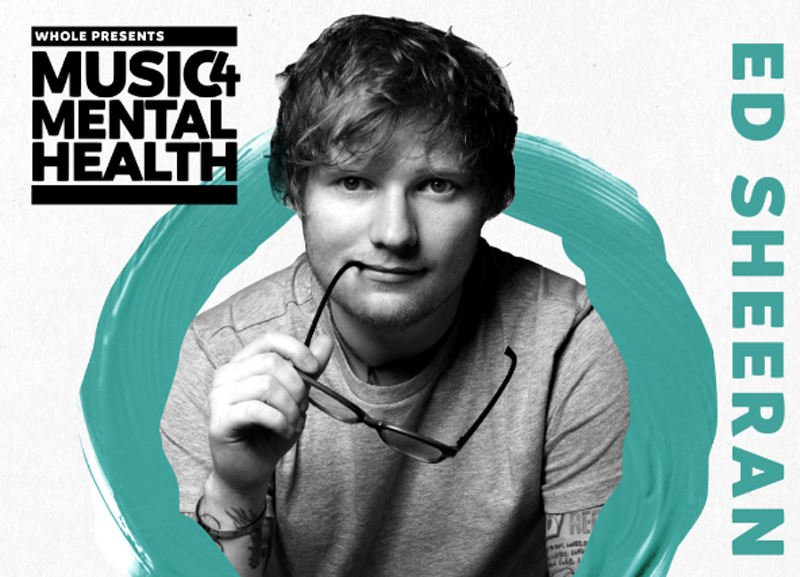Ed Sheeran To Open Debut Music 4 Mental Health Event