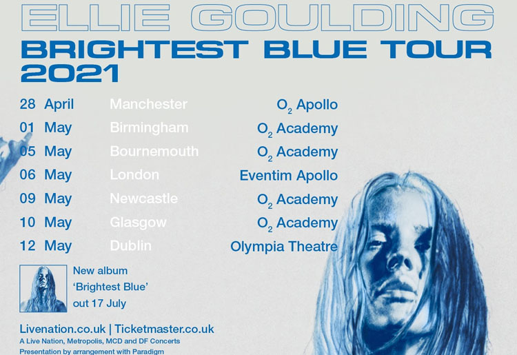 Ellie Goulding, Music, Tour, Brightest Blue, Newcastle