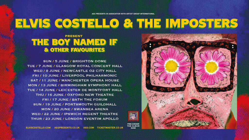 Elvis Costello and The Imposters, Music News, Tour News, TotalNtertainment, The Boy Named If