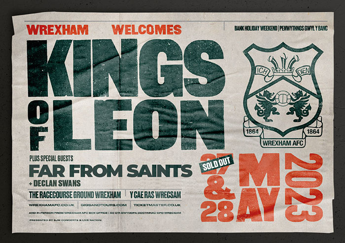 Far From Saints, Music News, Special Guests, Kings Of Leon, TotalNtertainment