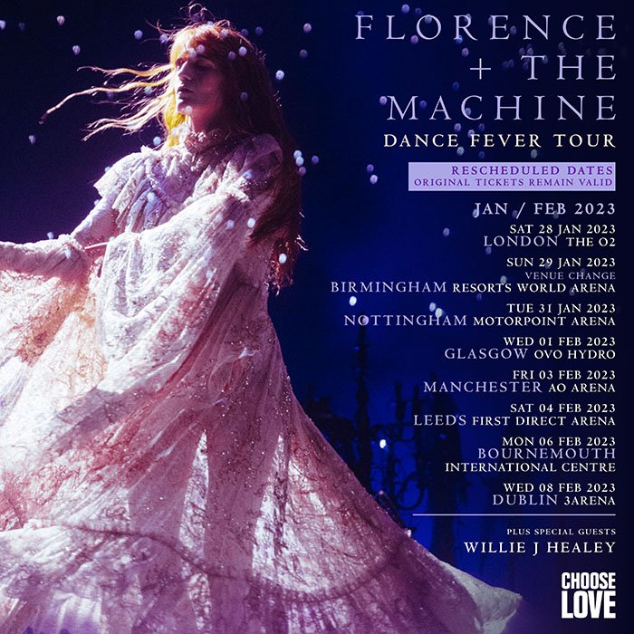 Florence + The Machine, Music News, Tour Dates, Rescheduled Tour, TotalNtertainment