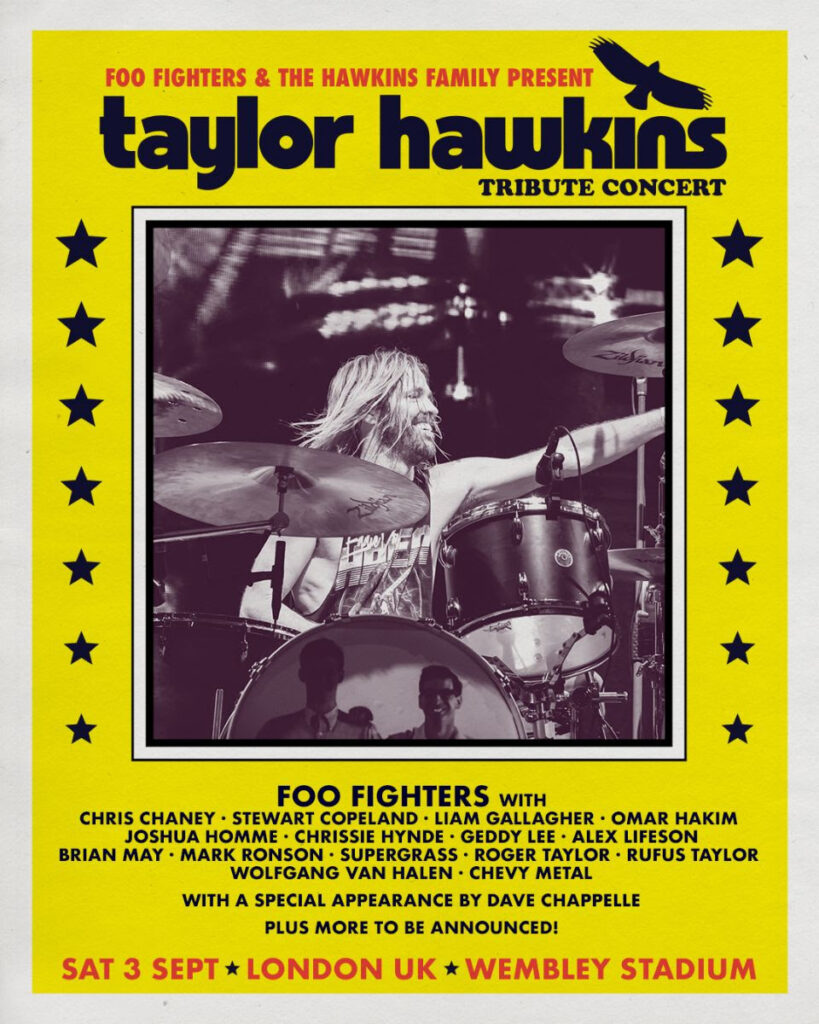 Foo Fighters, Music News, Tribute Concert, Taylor Hawkins, Charity