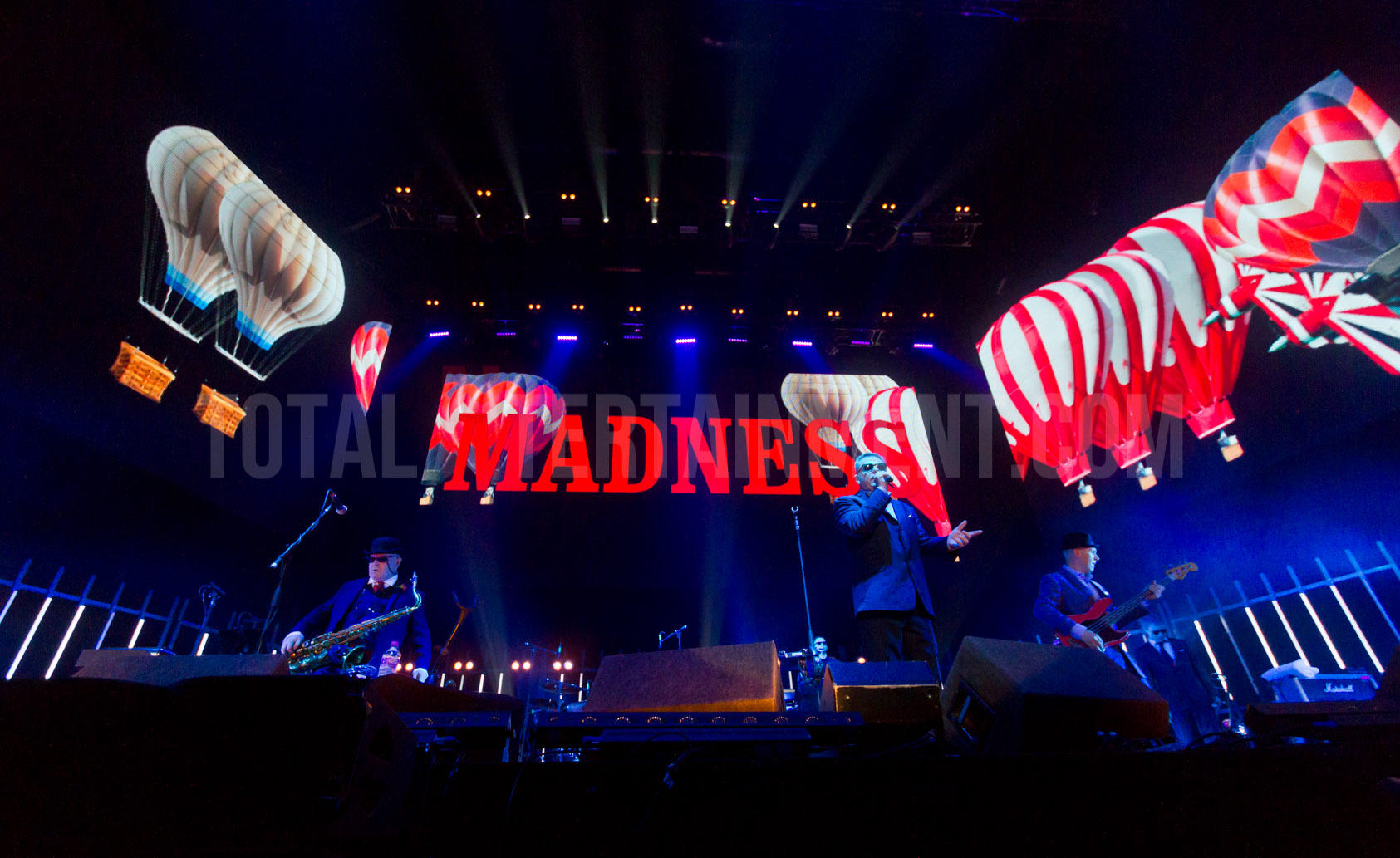 Madness perform a festive show in Manchester as part of their Can’t Touch Us Now Tour