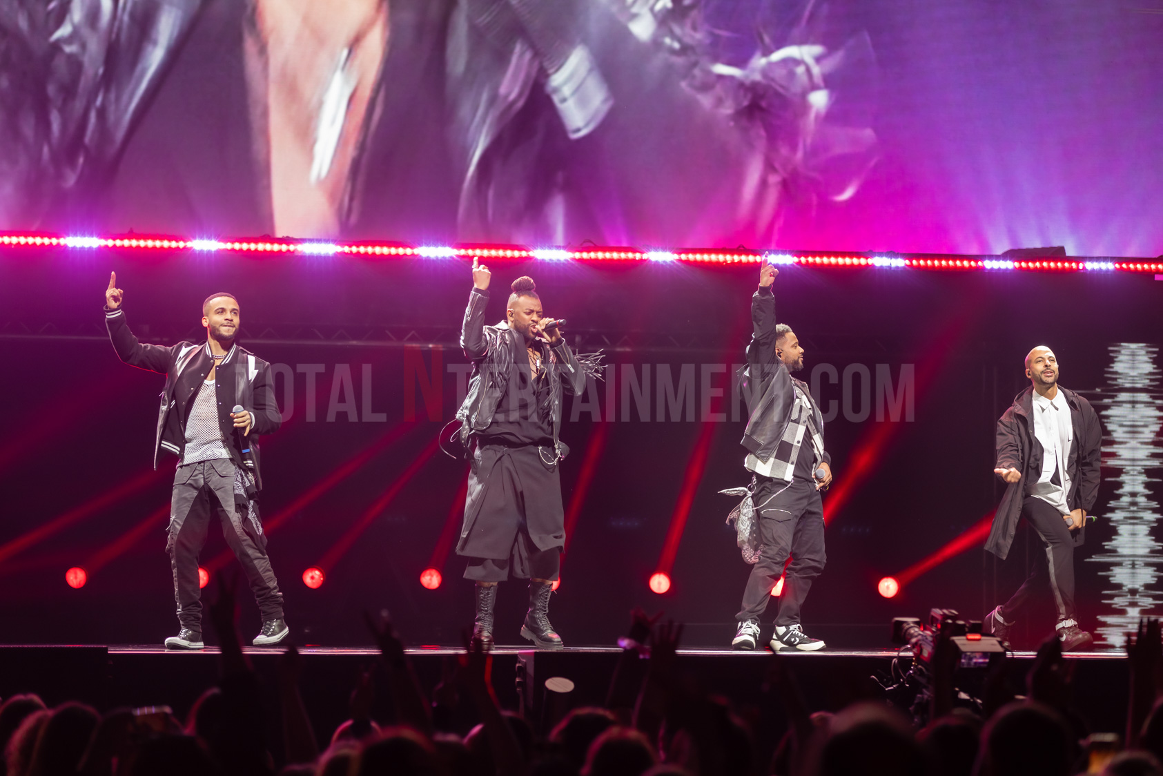 JLS, Music, Live Event, Leeds Arena, Jo Forrest, TotalNtertainment, Aston Merrygold, Ortisé Williams, Marvin Humes, JB Gill