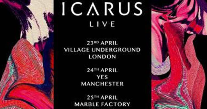 Icarus announce UK LIVE dates for April 2020