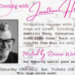 An Evening With, Jonathan Harvey, Theatre, TotalNtertainment, Hope Mill Theatre