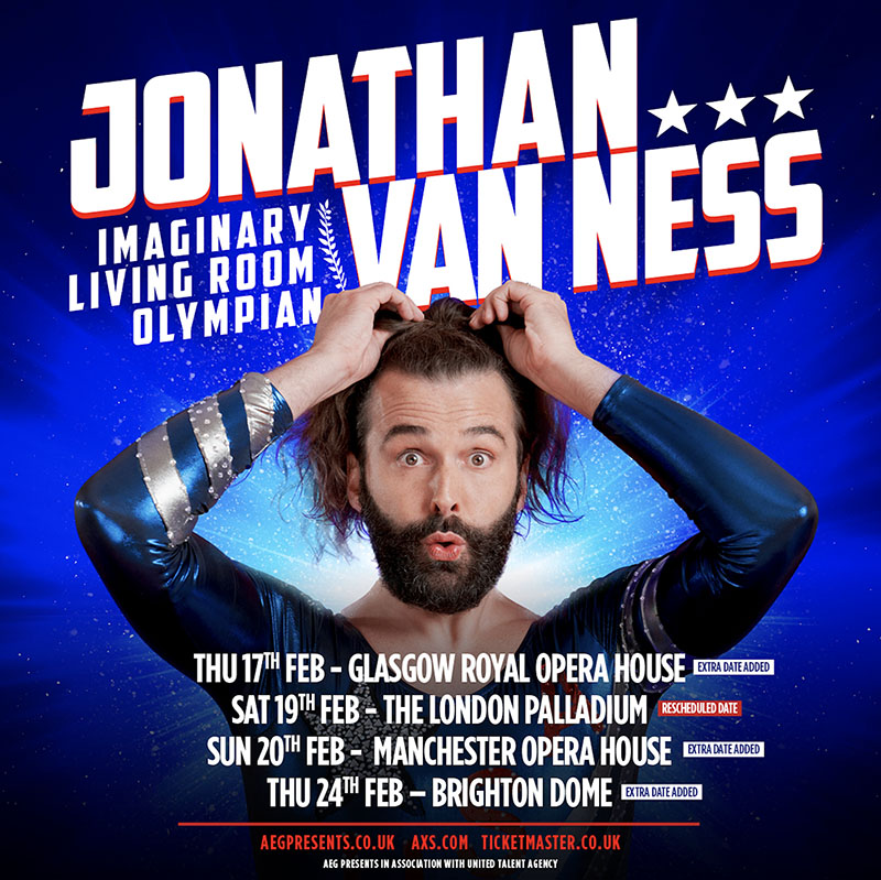 Jonathan Van Ness, Theatre News, Tour News, TotalNtertainment, 