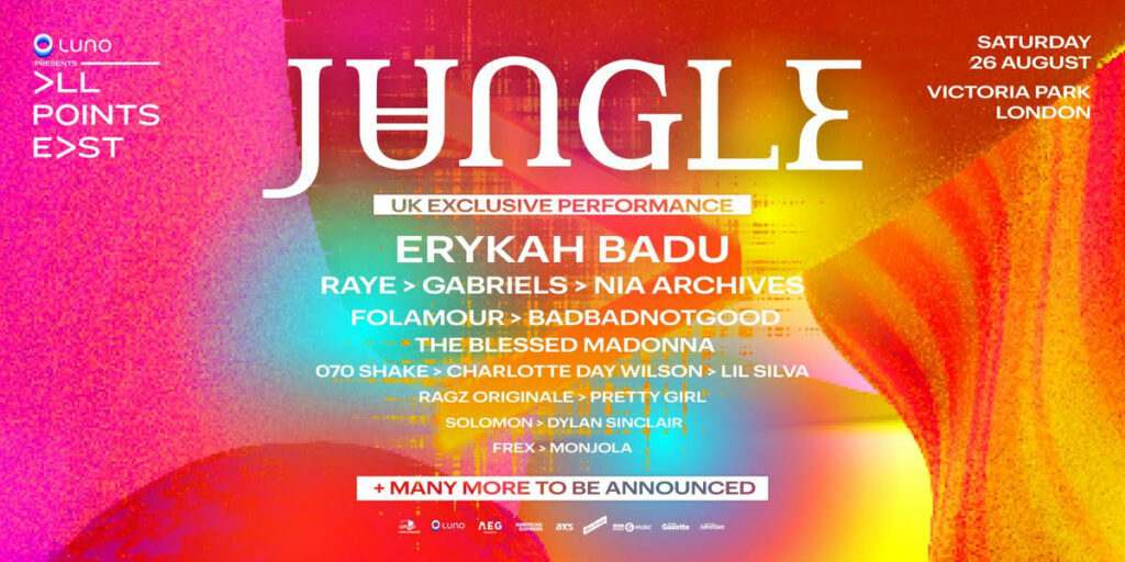 Jungle, All Points East, Music News, TotalNtertainment