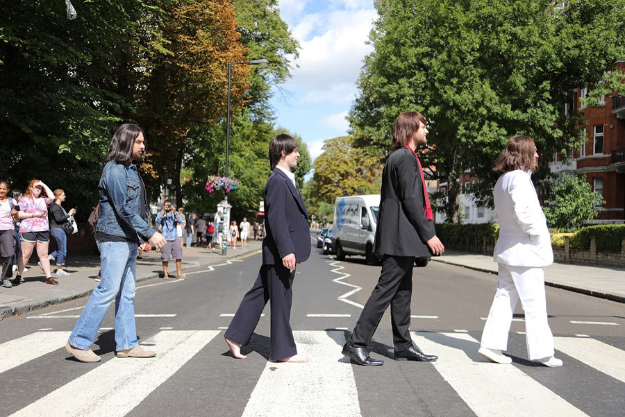 Let It Be cast take a Magical Mystery tour to Abbey Road