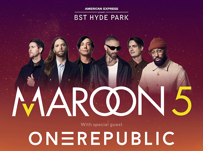 Maroon 5 announced as BST Headliner Maroon 5