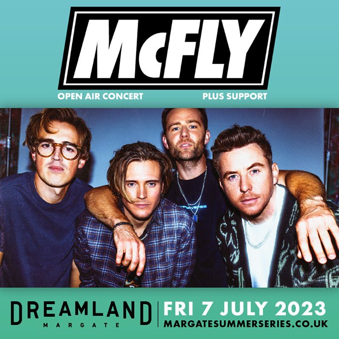 McFly, Music News, Margate Summer Series, Festival News, TotalNtertainment