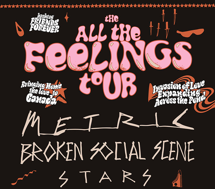 Metric announce ‘All The Feelings’ UK & EU dates Metric