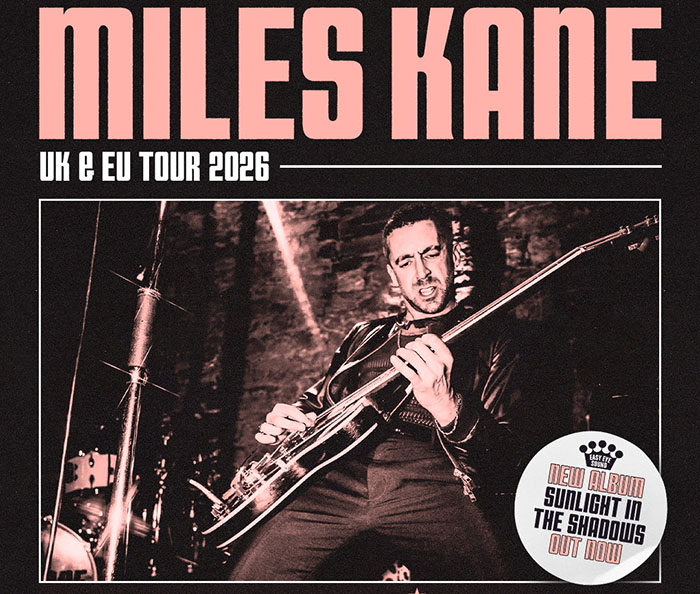 Miles Kane announces 2026 UK & EU Tour Miles Kane