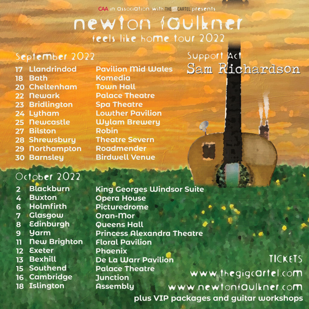 Newton Faulkner, Music News, Tour News, TotalNtertainment