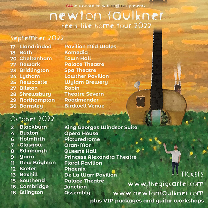 Newton Faulkner, Music News, Tour News, TotalNtertainment