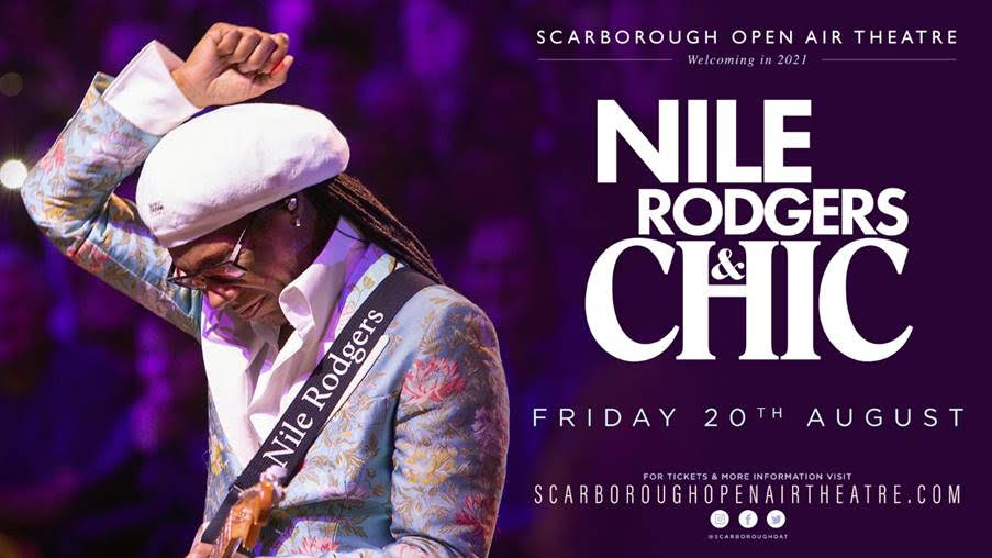 Nile Rogers, Chic, Music, Scarborough, TotalNtertainment, Open Air Theatre