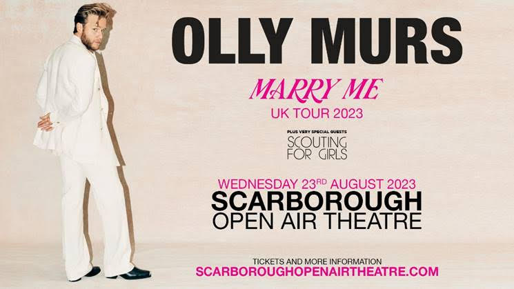 Olly Murs, Music News, Tour Dates, Scarborough, TotalNtertainment
