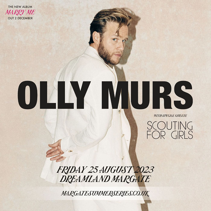 Olly Murs, Margate Summer Series, Music News, Tour Dates, TotalNtertainment