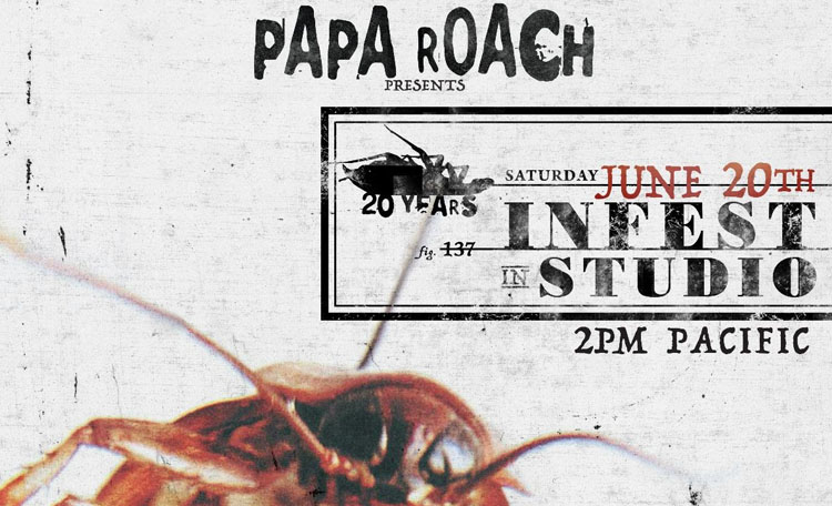 Papa Roach, Live Stream, Music, TotalNtertainment