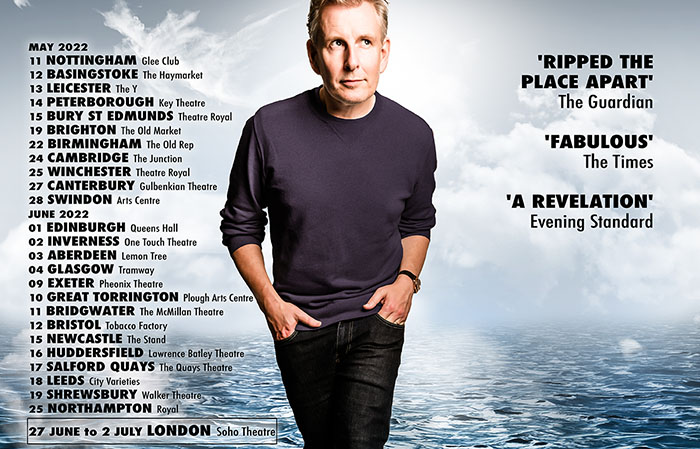 Patrick Kielty, Borderline, Tour News, Comedy News, TotalNtertainment