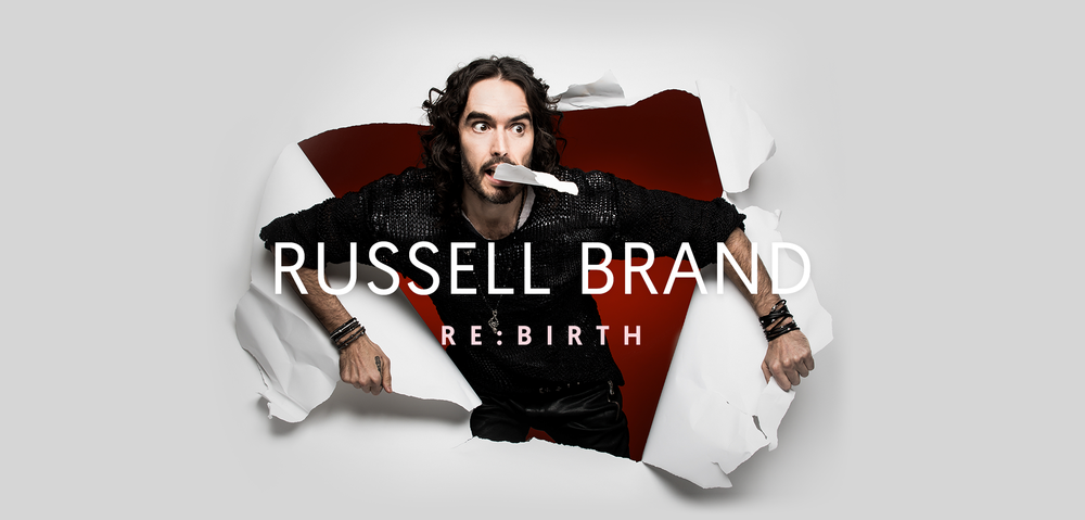 Russell Brand, Re-birth, Tour, Comedy, totalntertainment