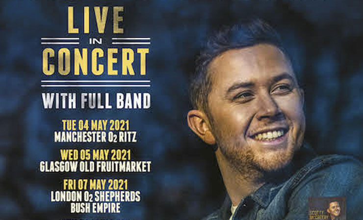 Scotty McCreery, Music, Tour, Manchester, TotalNtertainment, Rescheduled