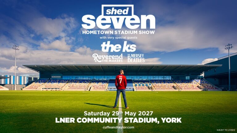 Shed Seven to play headline show in York Shed Seven
