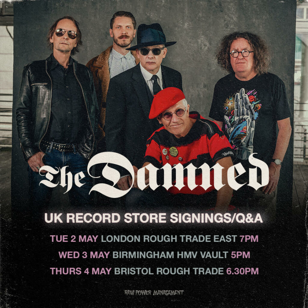 The Damned, Instore Record Signing, TotalNtertainment, Music News