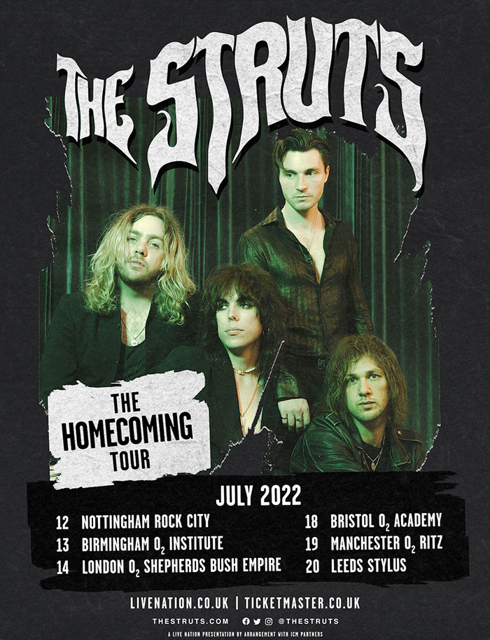 The Struts, The Homecoming Tour, Music News, Tour News, TotalNtertainment