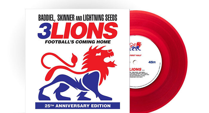 ‘Three Lions’ limited edition vinyl 25th Anniversary